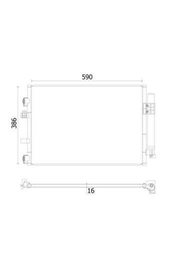 A/C-Kondensator FORD C-MAX / FOCUS