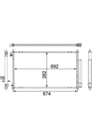 A/C-Kondensator HONDA ACCORD