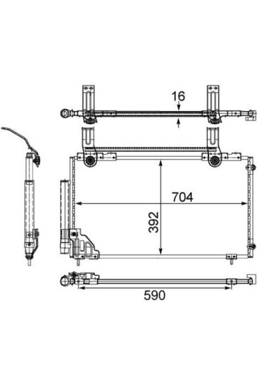 A/C-Kondensator HONDA STREAM