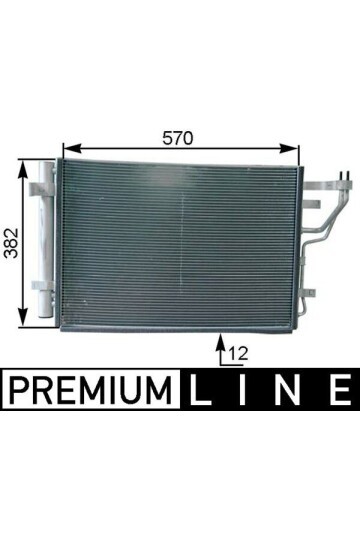 A/C-Kondensator HYUNDAI ELANTRA 20006-