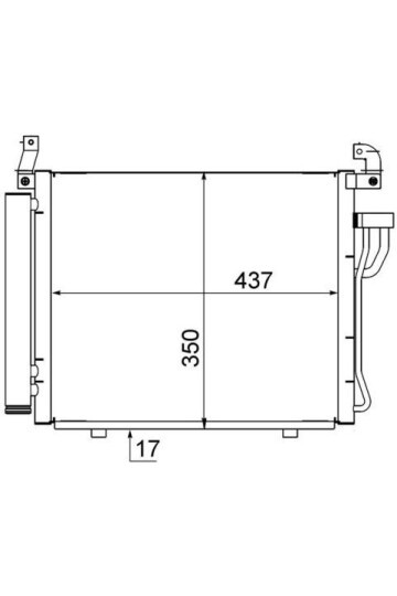 A/C-Kondensator HYUNDAI I10