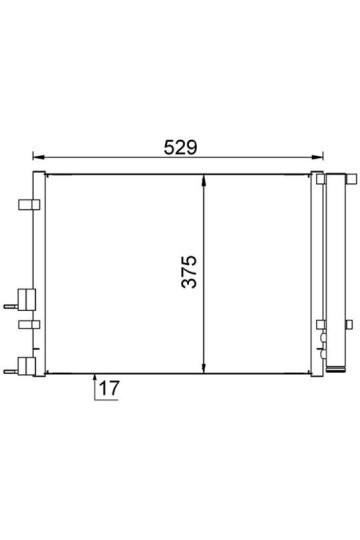 A/C-Kondensator HYUNDAI I20 PETROL