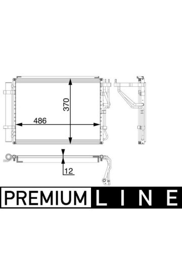 A/C-Kondensator HYUNDAI IX20