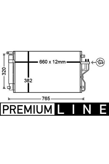 A/C-Kondensator HYUNDAI IX35