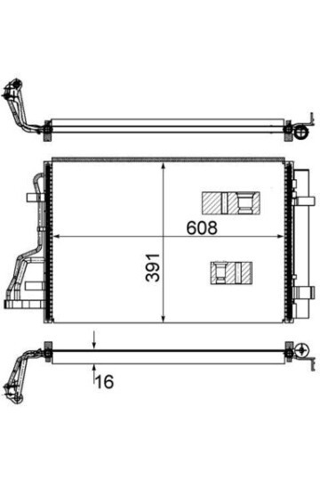 A/C-Kondensator KIA CEED 1.4/1.6/2.0