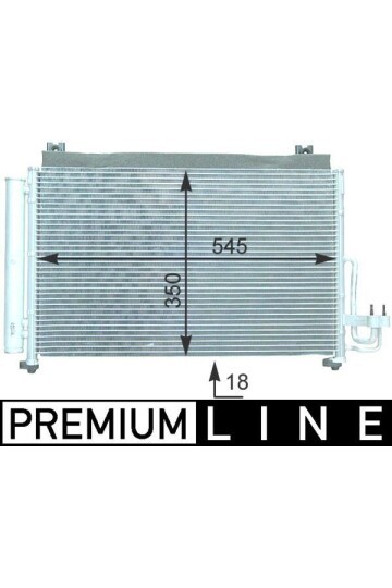 A/C-Kondensator KIA RIO 02- 04