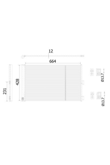 A/C-Kondensator MB A-CLASS