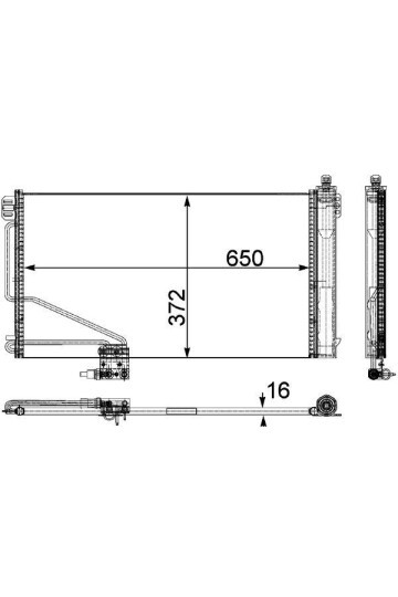 A/C-Kondensator MB SLK R171