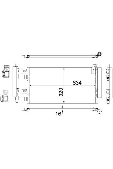 A/C-Kondensator MINI R50 / R52