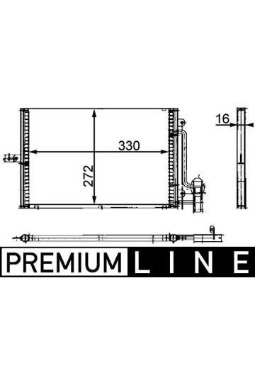 A/C-Kondensator PORSCHE 911 996 /BOXSTER