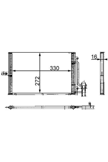 A/C-Kondensator PORSCHE 911 996 /BOXSTER