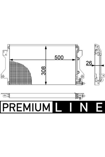 A/C-Kondensator PORSCHE 944 / 968