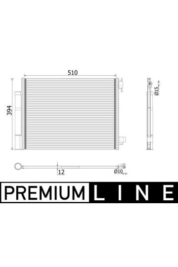 A/C-Kondensator RENAULT CLIO/SMART/DACIA