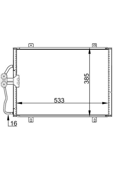 A/C-Kondensator RENAULT MEGANE