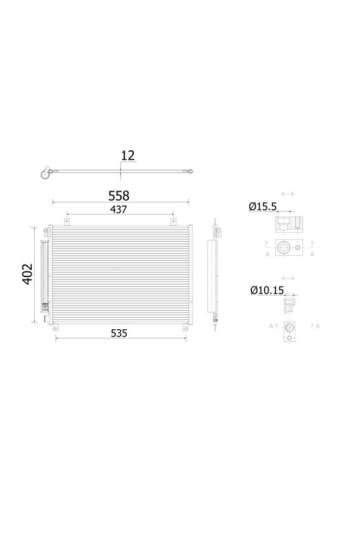 A/C-Kondensator SUZUKI BALENO