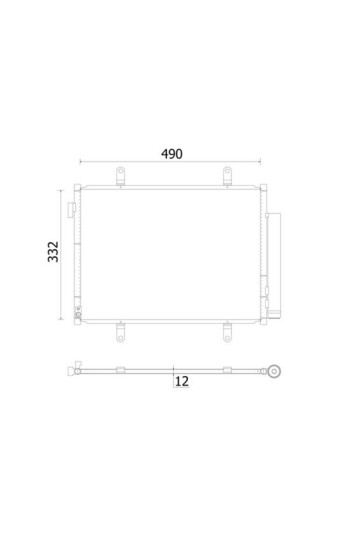 A/C-Kondensator SUZUKI CELERIO
