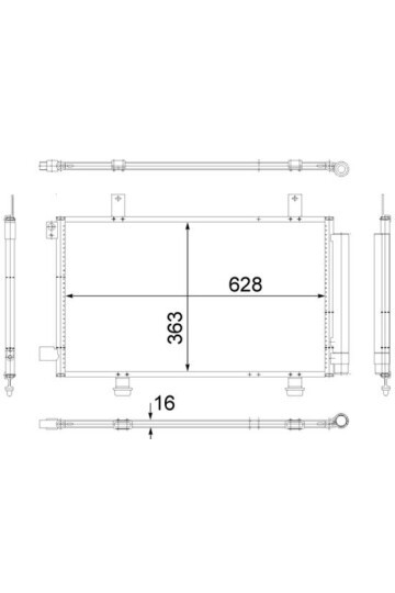 A/C-Kondensator SUZUKI SX 4 07-09