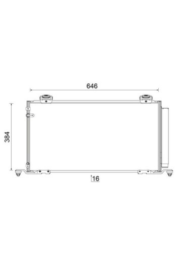 A/C-Kondensator TOYOTA AVENSIS T25