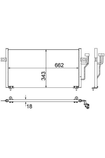 A/C-Kondensator TOYOTA SPACESTAR/CARISMA