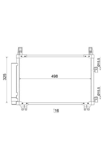 A/C-Kondensator TOYOTA YARIS SCP9