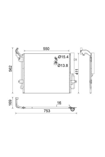 A/C-Kondensator VW SHARAN 7N