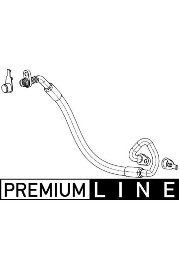 A/C-Schlauchgruppe PEUGEOT 407 / CITROEN C5