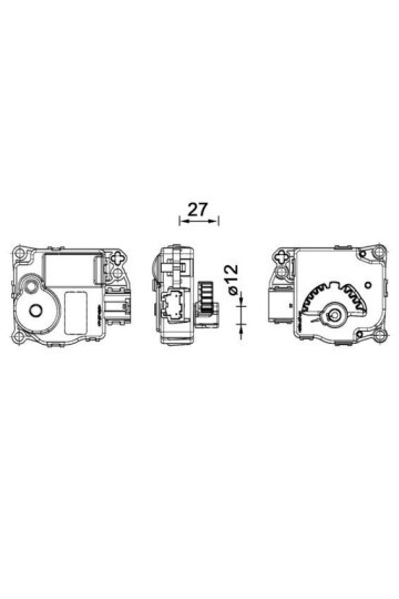 A/C-Stellantrieb FORD FIESTA VI