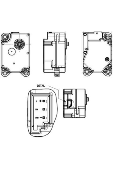 A/C-Stellantrieb VOLVO S60-80.XC70-90.V70
