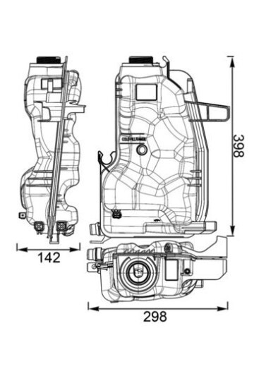 Ausgleichsbeh lter RANGE ROVER 5.0L