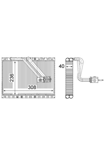 EVAPORATOR MERCEDES VITO W447 14>