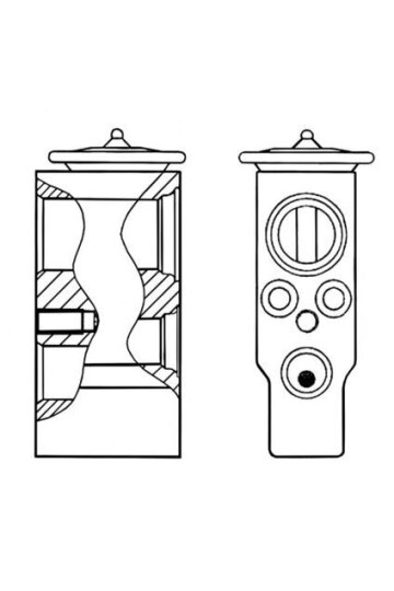 Expansionsventil und Orifice Tube BMW 5 F10