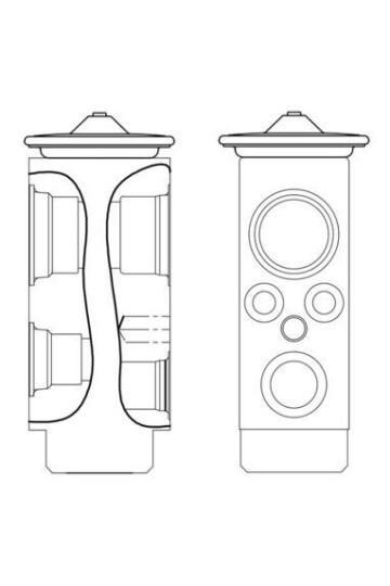 Expansionsventil und Orifice Tube MB S400L HYBIRD