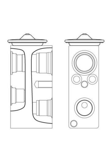 Expansionsventil und Orifice Tube MB W166