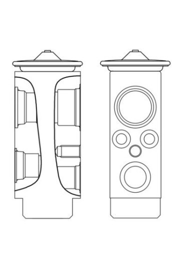 EXPANSİONSVENTİL UND ORİFİCE TUBE MERCEDES-BENZ A-CLASS