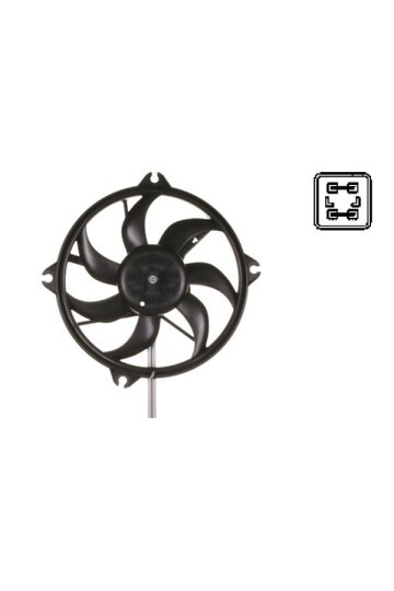 FAN MOTORU ÇERÇEVELİ PARTNER II-BERLINGO III-XSARA PICASSO 1.6HDI 460W-385mm