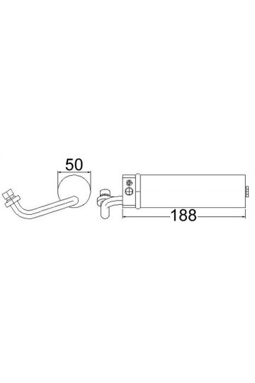 Filter-Trockner und Akkumulator NISSAN QASHQAI