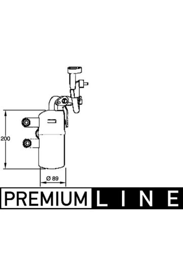 Filter-Trockner und Akkumulator VOLVO S40 II / V50 1.6