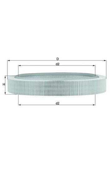 HAVA FILTRESI MERCEDES M102 W201 W123 C124