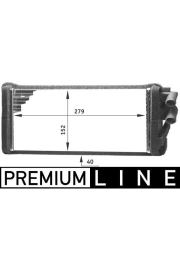 Innenraum-W rmetauscher AUDI 100 / 200 /A6 / V8