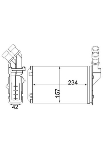 Innenraum-W rmetauscher CITROEN BERLINGO / XANTIA