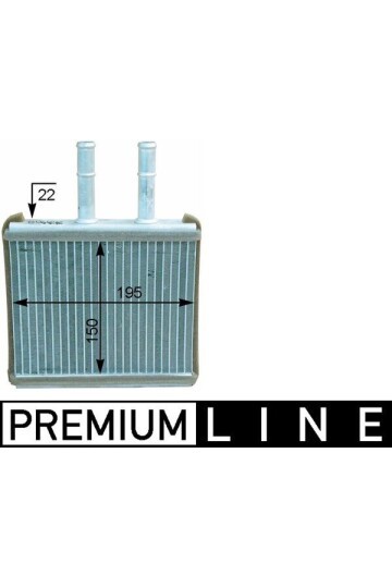 Innenraum-W rmetauscher DAEWOO AVEO/KALOS 2002-