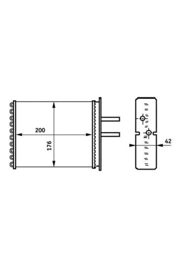 Innenraum-W rmetauscher FIAT PUNTO