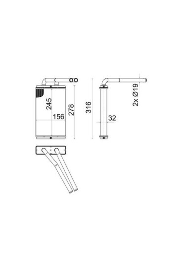 Innenraum-W rmetauscher OPEL ANTARA