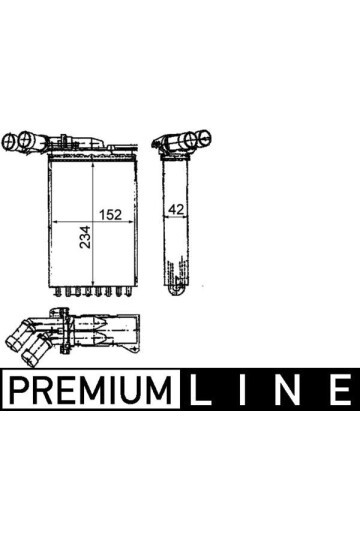 Innenraum-W rmetauscher PEUGE 306/CITRO XSARA RHD