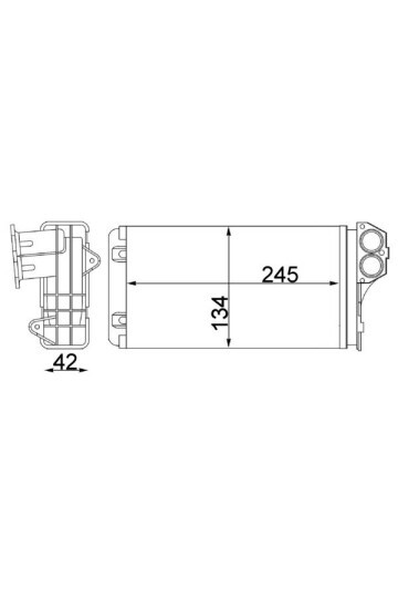 Innenraum-W rmetauscher PEUGEOT 206 CITROEN XSARA