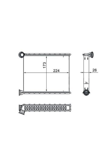Innenraum-W rmetauscher PSA 308 408 RCZ C3