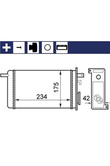 Innenraum-W rmetauscher RENAULT TRAFIC