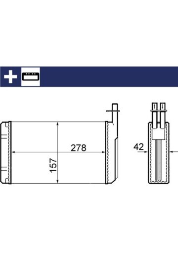 Innenraum-W rmetauscher SAAB 9000