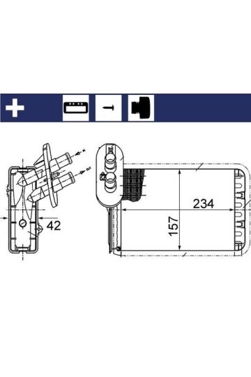 Innenraum-W rmetauscher VW SHARAN/FORD GALAXY/SEA