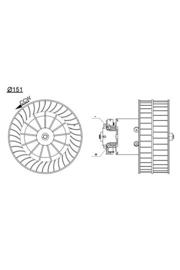 Innenraumgeblaese BMW 3 E36
